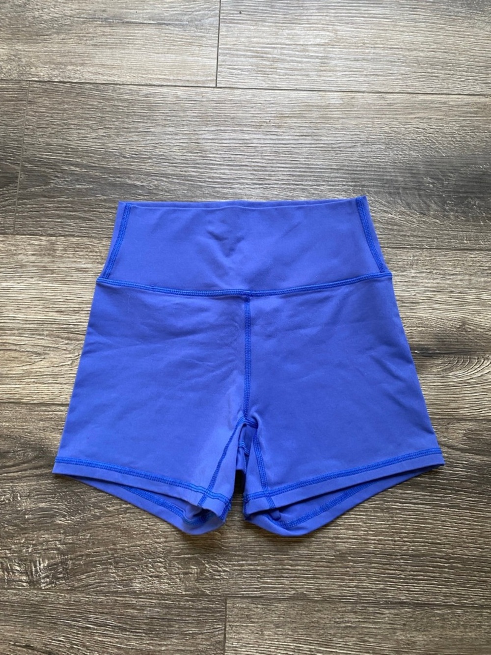 TYC High-Rise Athletic Shorts in Blue
